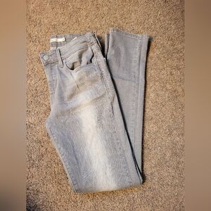 Silver Levi's Midrise Skinny Jeans